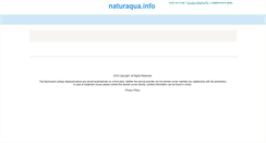 Desktop Screenshot of naturaqua.info